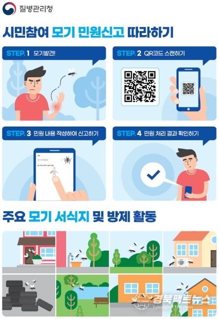 시민참여형 매개모기 신고 방법 소개