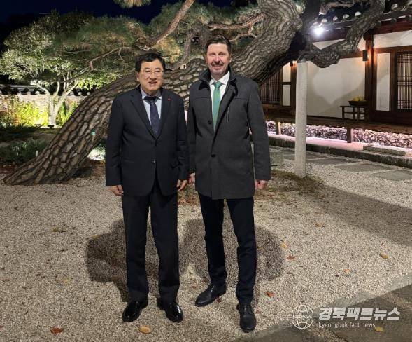 경주시-체코 트레비치, 자매도시 격상 논의…원전 협력 강화 기대