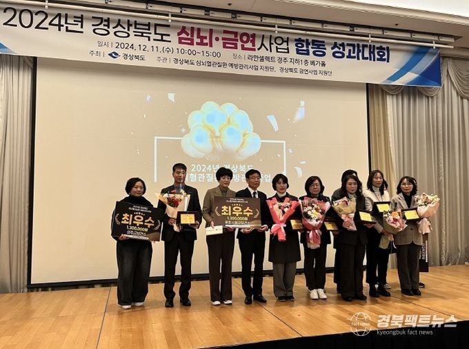 성주군 2024년 심뇌혈관 예방관리사업 최우수상