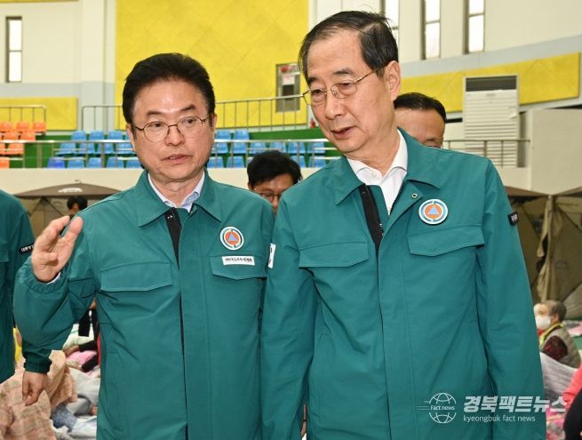 한덕수 권한대행 의성현장 방문