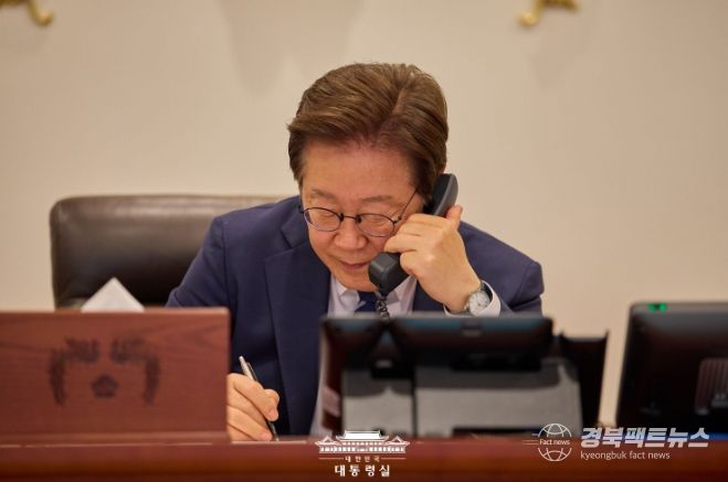 한국·UAE 정상 통화(대통령실)