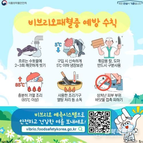 울진군, 여름철 비브리오 패혈증 예방 총력 대응