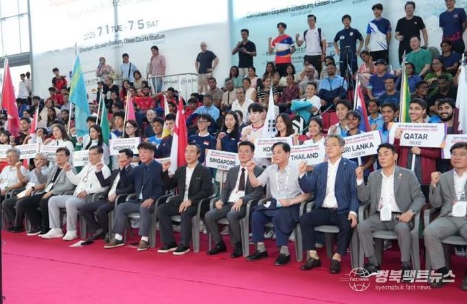 아시아가 주목한 김천! 아시아주니어스쿼시선수권대회 성황리 폐막