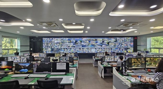 구미 CCTV통합관제센터 풀가동 중