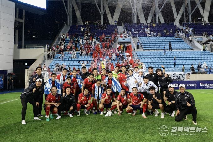 ‘원기종 2경기 연속골’ 김천상무, 대구에 짜릿한 역전승!