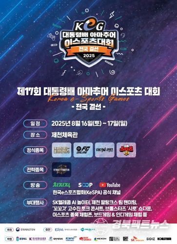 ‘제17회 대통령 배 아마추어 이스포츠 대회’ 전국 결선 포스터