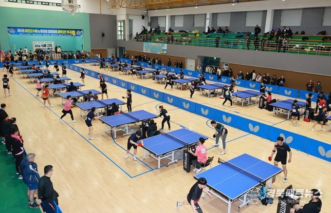 제6회 예천군수배 및 제19회 협회장배 경북오픈 탁구대회 개최