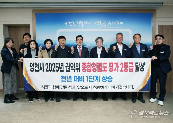 2025년 권익위 종합청렴도 평가 2등급 달성