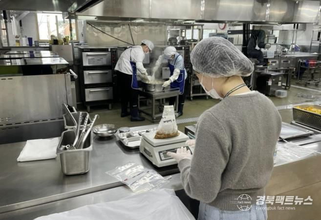 예천군, 봄 신학기 대비 학교 급식 위생점검 실시