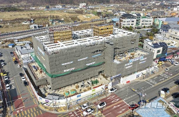 보건소 신축 공사 현장